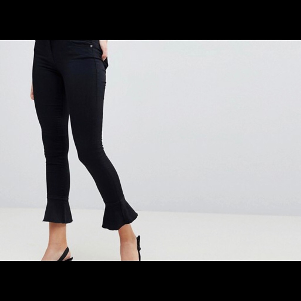 Parisian Tall Flare Hem Skinny Jeans